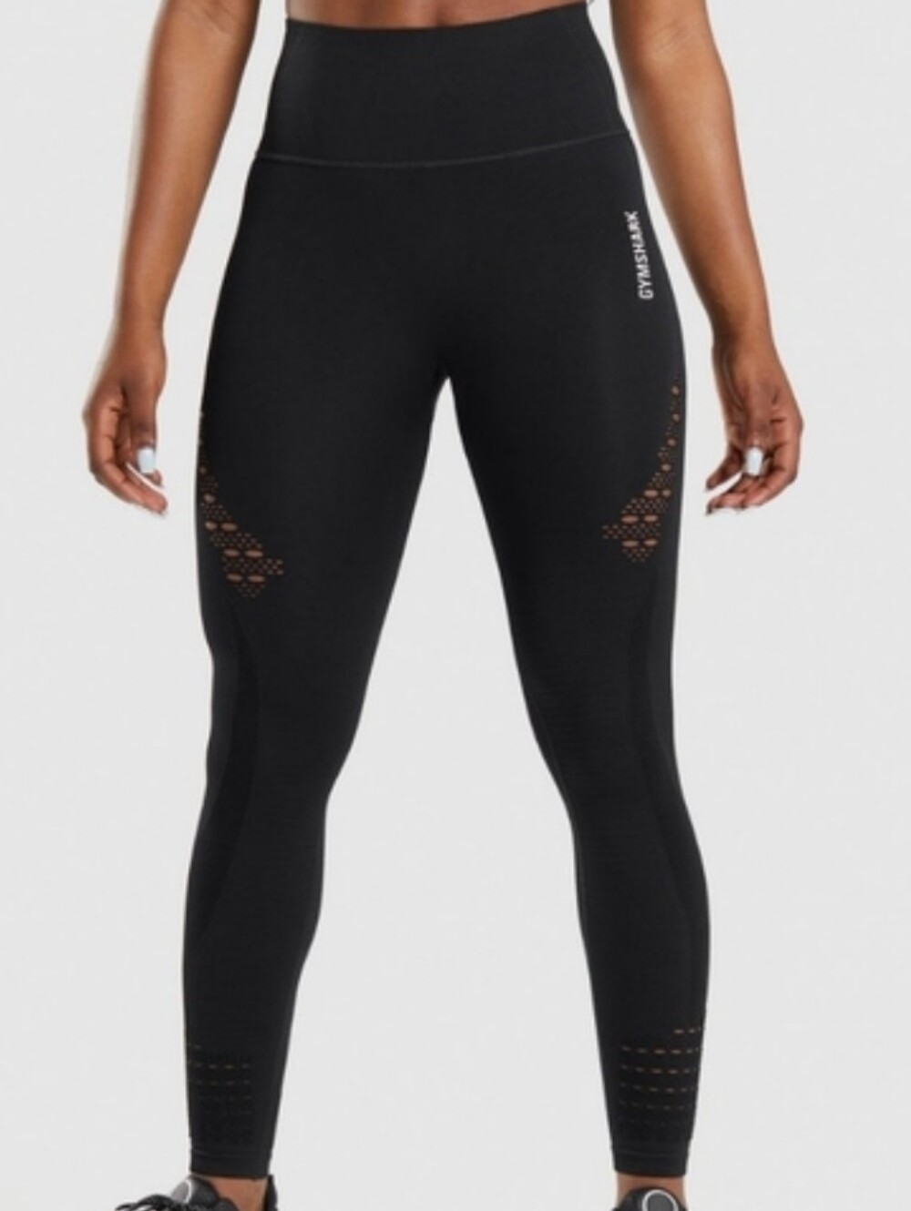 Gymshark Energy Seamless Full Length Athletic Black Leggings